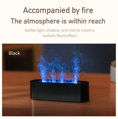 Innovative Simulated Ice Fire Cold Flame Essential Oil Diffuser 150ml