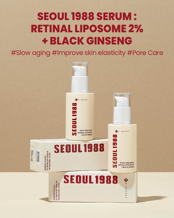 K‑SECRET - SEOUL 1988 Serum: Retinal Liposome 2% + Black Ginseng