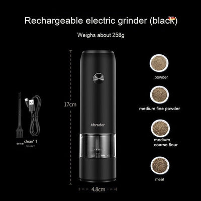 Rechargeable Electric Pepper And Salt Grinder