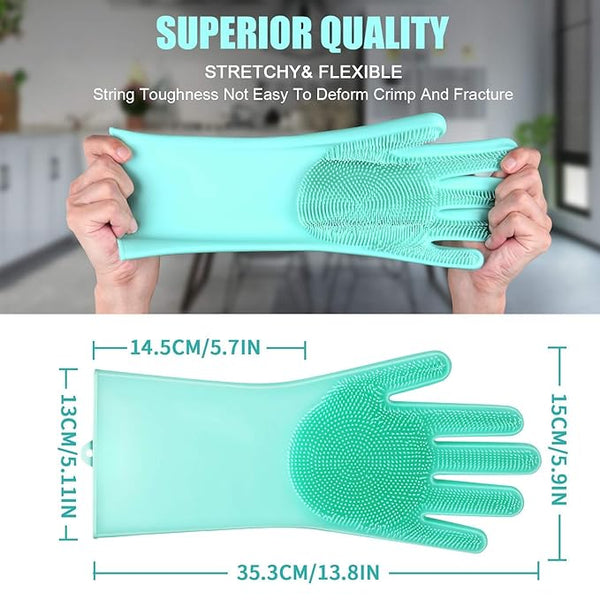 Silicone Cleaning Gloves