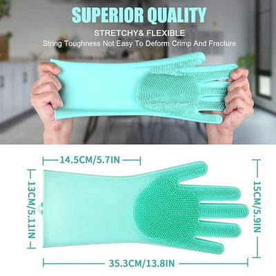 Silicone Cleaning Gloves